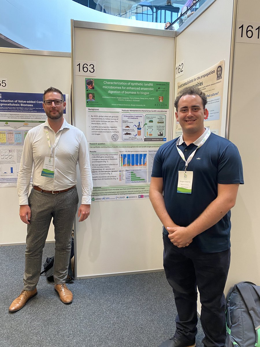 jamesemcdonald's tweet photo. If you are at #ISME18 come visit our poster (PS13.163) on characterising engineered landfill microbiomes for biogas production @synbiogas @jamesemcdonald @M_D_Carpenter https://t.co/TvuyNtvcgr