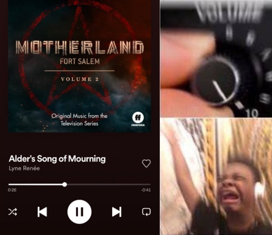 sarastin1's tweet photo. My emotion 😭😭❤
@Motherland #Lynerenee #MotherlandFortSalem #TheFirstSong https://t.co/0QAqQHtM3d