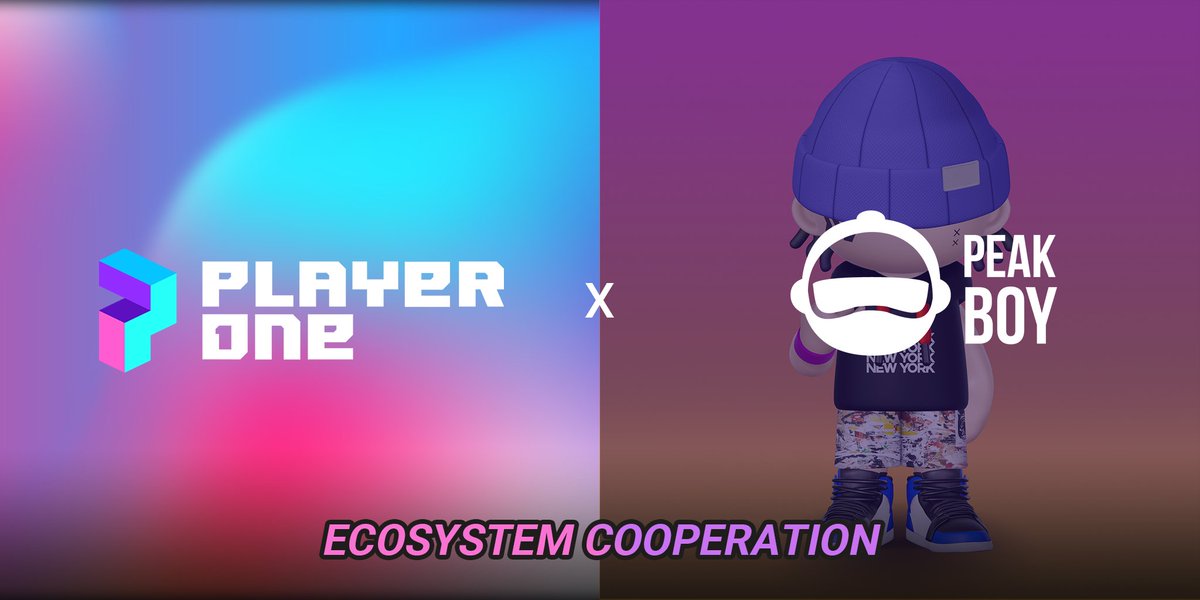 PlayerOneWorld's tweet photo. 🤝We're excited to announce partnership with @peakboy_nft, we will move on to doing a series of collaboration with PeakBoy

PeakBoy is a collection of 10,000 utility-enabled NFTs based on Ethereum https://t.co/rF1NdyS9Vc