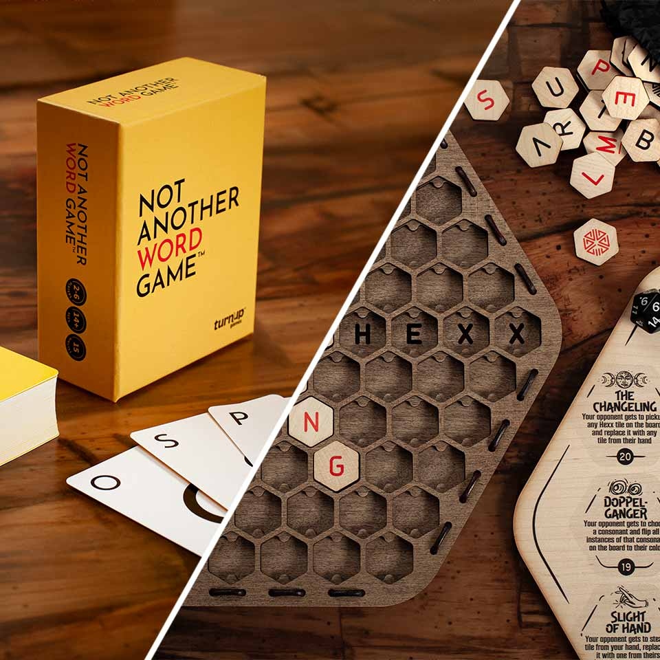 Turnup_Games's tweet photo. Word Lover's Bundle, get both our word games at a discounted price, see the link in our bio.

#wordgames #spelling #newgames #gamenight #gamesfortwo
#scrabblelike #scrabble https://t.co/LY0SLa7vWL