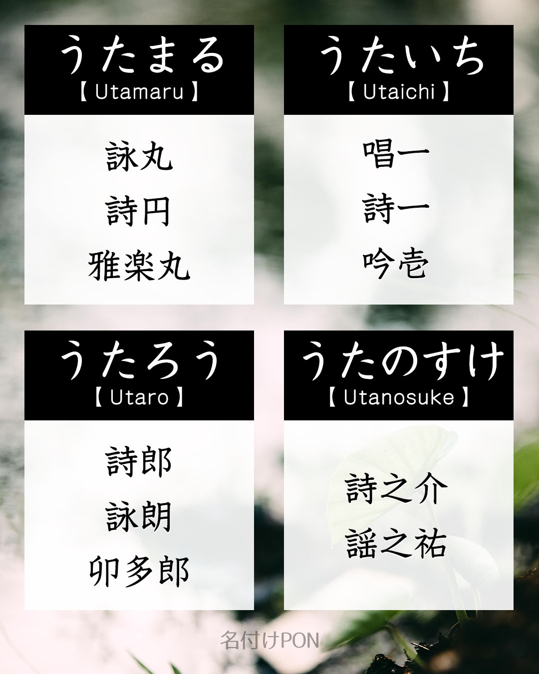 名付けポン 赤ちゃんの名前集 Nazukepon Twitter
