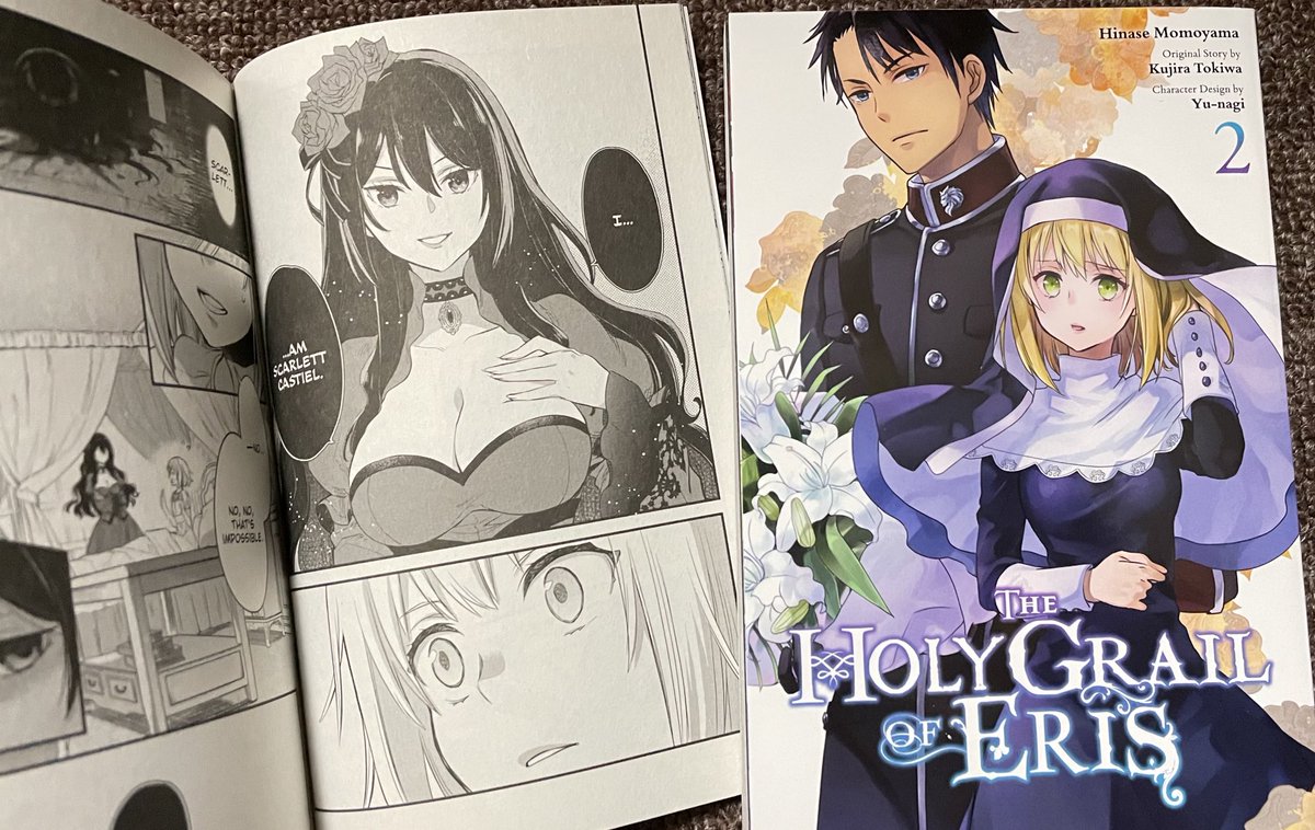 英語版2巻を頂きました〜🌹
海外版が続々と…!有り難う御座います✨
#エリスの聖杯 
