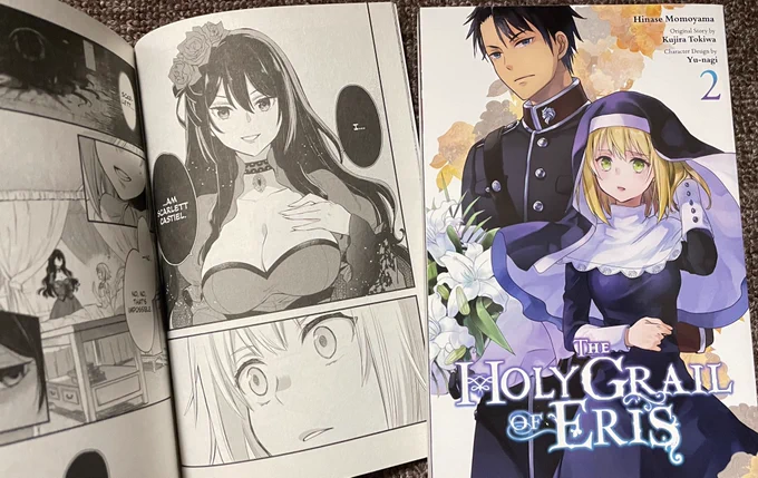 英語版2巻を頂きました〜🌹
海外版が続々と…!有り難う御座います✨
#エリスの聖杯 