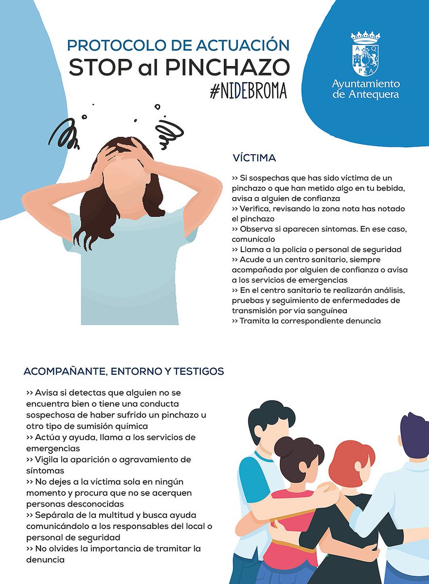 AytoAntequera's tweet photo. 💉 #Antequera desarrolla una acción formativa sobre la prevención de pinchazos de sumisión química entre representantes de casetas y feriantes

ℹ️ Más información:
https://t.co/zgvumBmYqJ

Contigo #HacemosCiudad 
#NiDeBroma https://t.co/QiRyhXcFOF