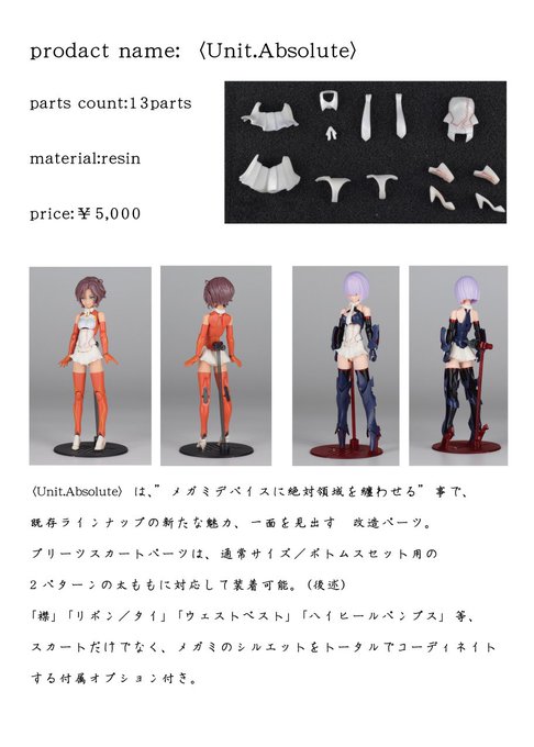 超ポイントアップ祭 〈Unit.devoted〉メガミデバイス メイド レジン