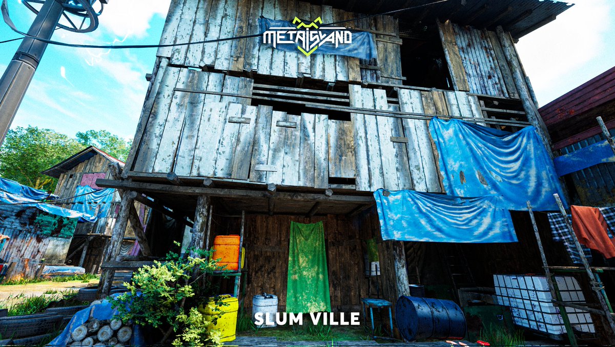 RealSUIGAMING's tweet photo. Slum Ville is where islanders on a budget can call home 🏠. If you're just starting out in MetaIsland 🏝️, this is the place to be.

#metaisland #metaverse #GameFi #NFT #Crypto

🔗 Links👉 https://t.co/tZtJrpB2YY https://t.co/fOKRNlxwfQ