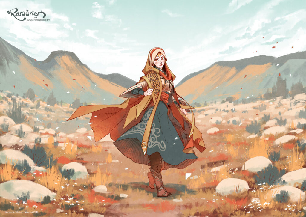 「The Art Of Ann MaulinaDetails and Full G」|IAMAGのイラスト