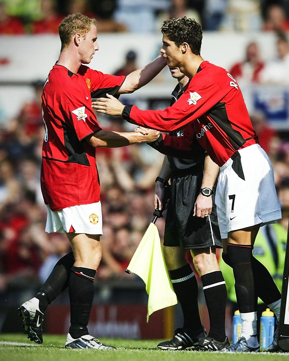 brfootball's tweet photo. 19 years ago today, an 18-year-old Cristiano Ronaldo subbed on for his Manchester United debut ✨ https://t.co/cDuYsDB8gH