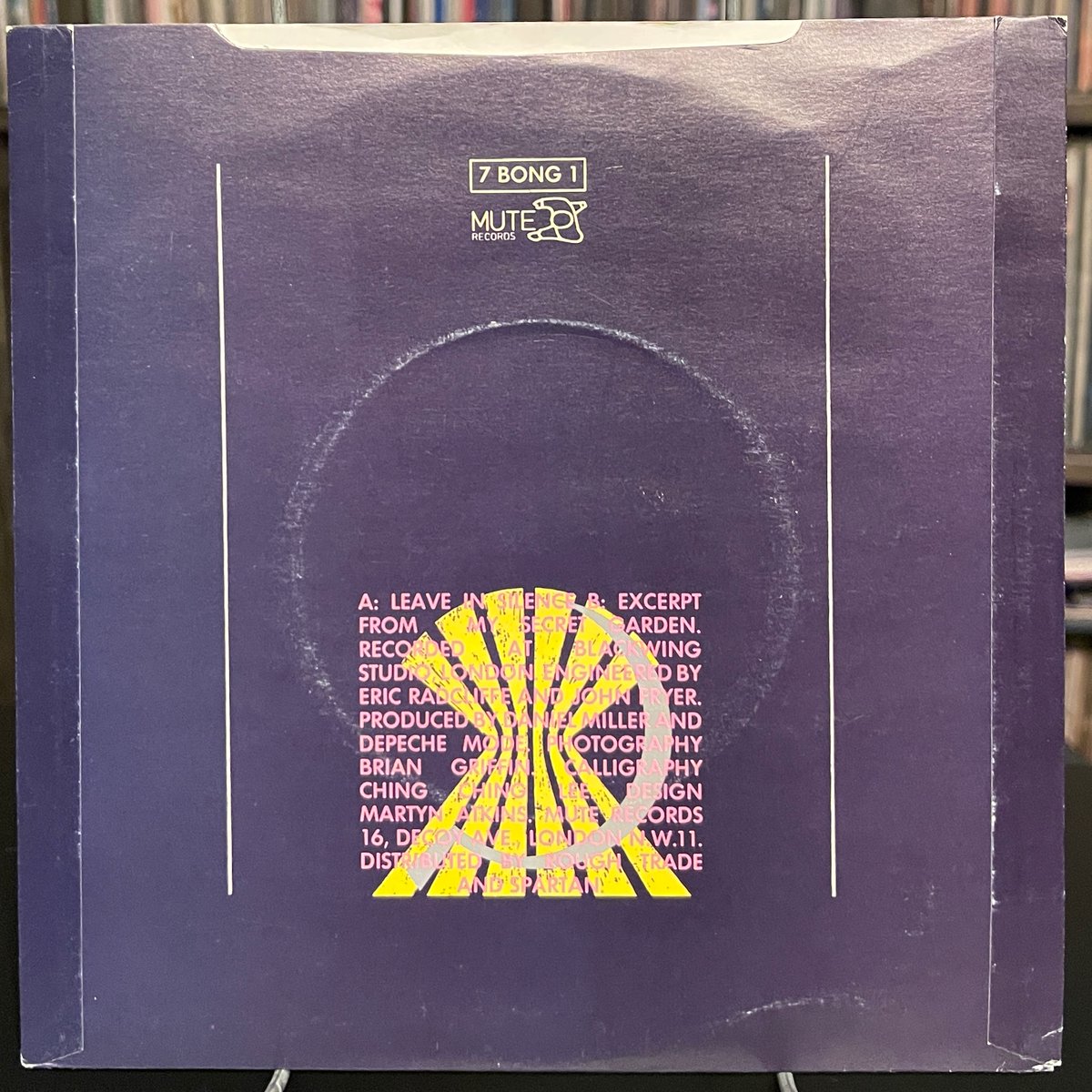 MILEHIGHCLUB202's tweet photo. ほな7いこか
DEPECHE MODE / Leave In Silence [16Aug1982  Mute --- 7 BONG 1]　　　
#DepecheMode #LeaveInSilence #ABrokenFrame #DanielMiller #3345RPM #vinylbar #recordbar #レコードバー #mhc16082022
https://t.co/KNK82RXibp https://t.co/G9XdhSfayJ