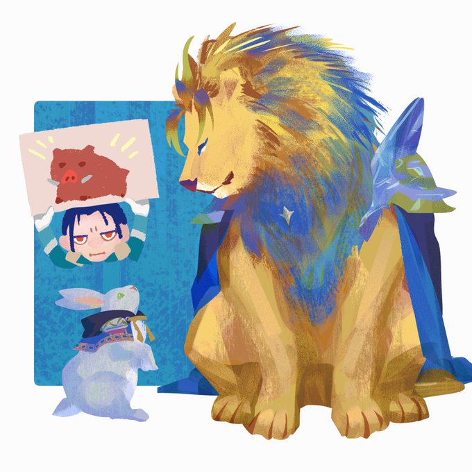 「金髪 ライオン」のTwitter画像/イラスト(新着)
