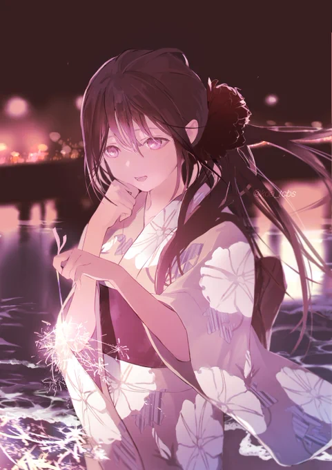 彩度調節したので再掲。#絵柄が好みっていう人にフォローされたい #絵描きさんと繋がりたい 