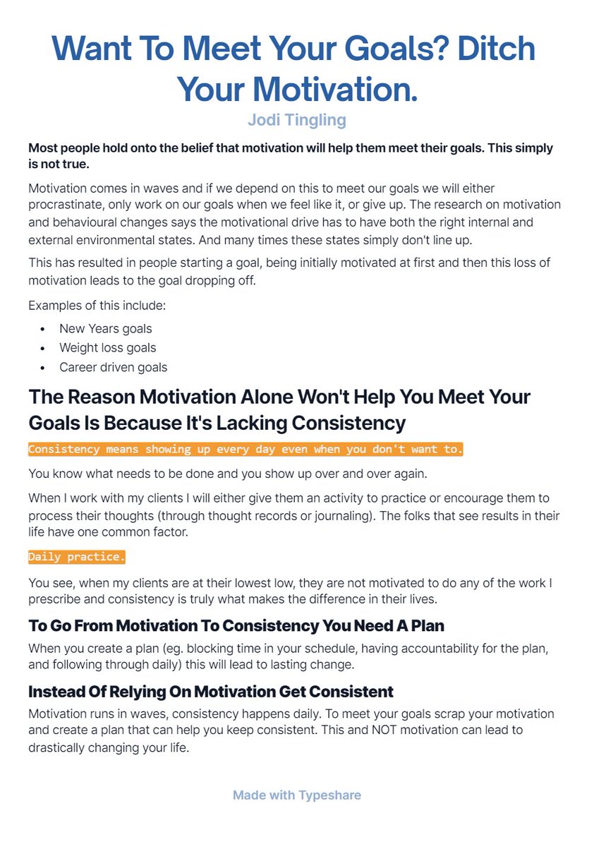 Your motivation is not getting you where you want to be...here's why