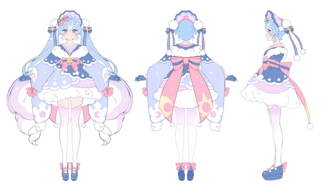 Snow Miku 2023 Reference#雪ミク #初音ミク #雪ミク2023 