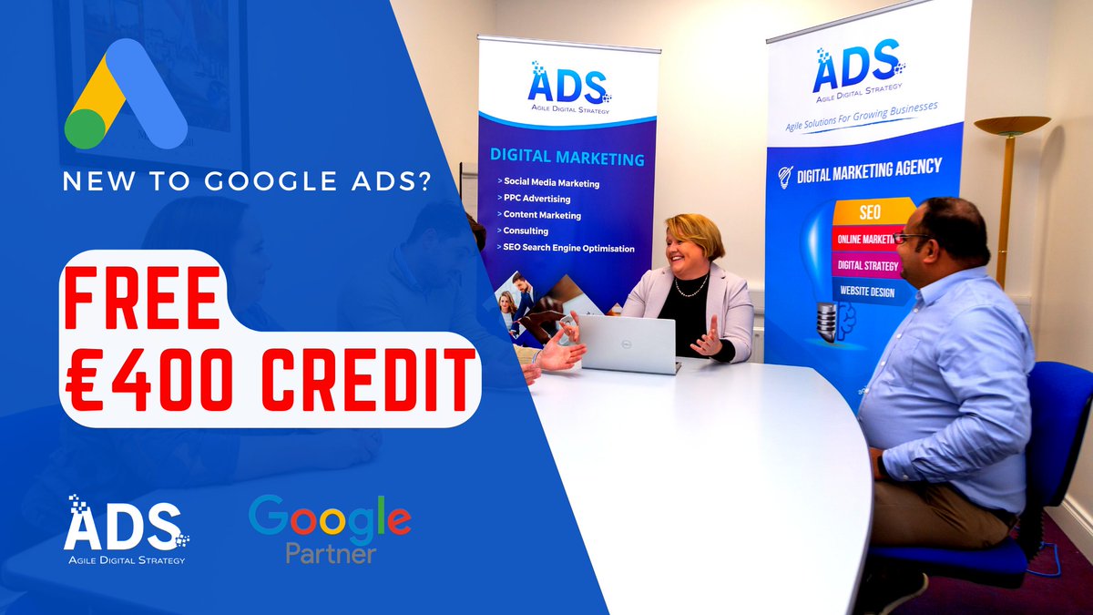 August updates:
💙Get €400 in Google Ads credit for NEW Google Advertisers as part of our Google Partner offering
💜Beginners Guide to CRO
💙Web Trends - Accessible Websites

mailchi.mp/agiledigitalst…
#googleads  #freecredit #ppcservices #ppcmanagement #webdesign
