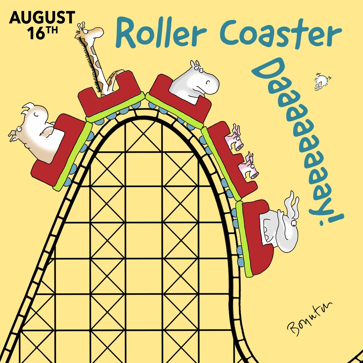 Hang on tight. #RollerCoasterDay