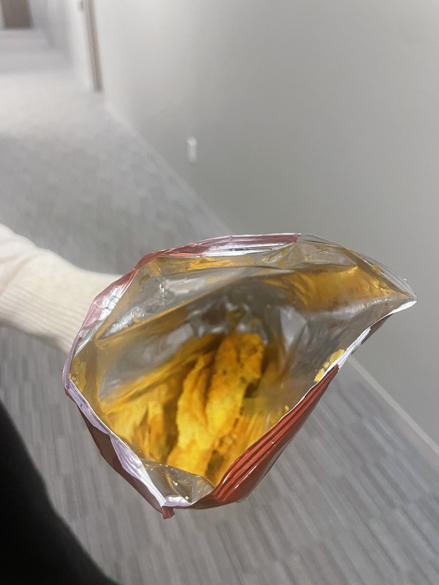 Kconn72's tweet photo. @Doritos why is there a piece of rotten chicken in my Doritos bag? This is DISGUSTING and it smelled horrible. I demand an answer https://t.co/e6WKLo7KWW