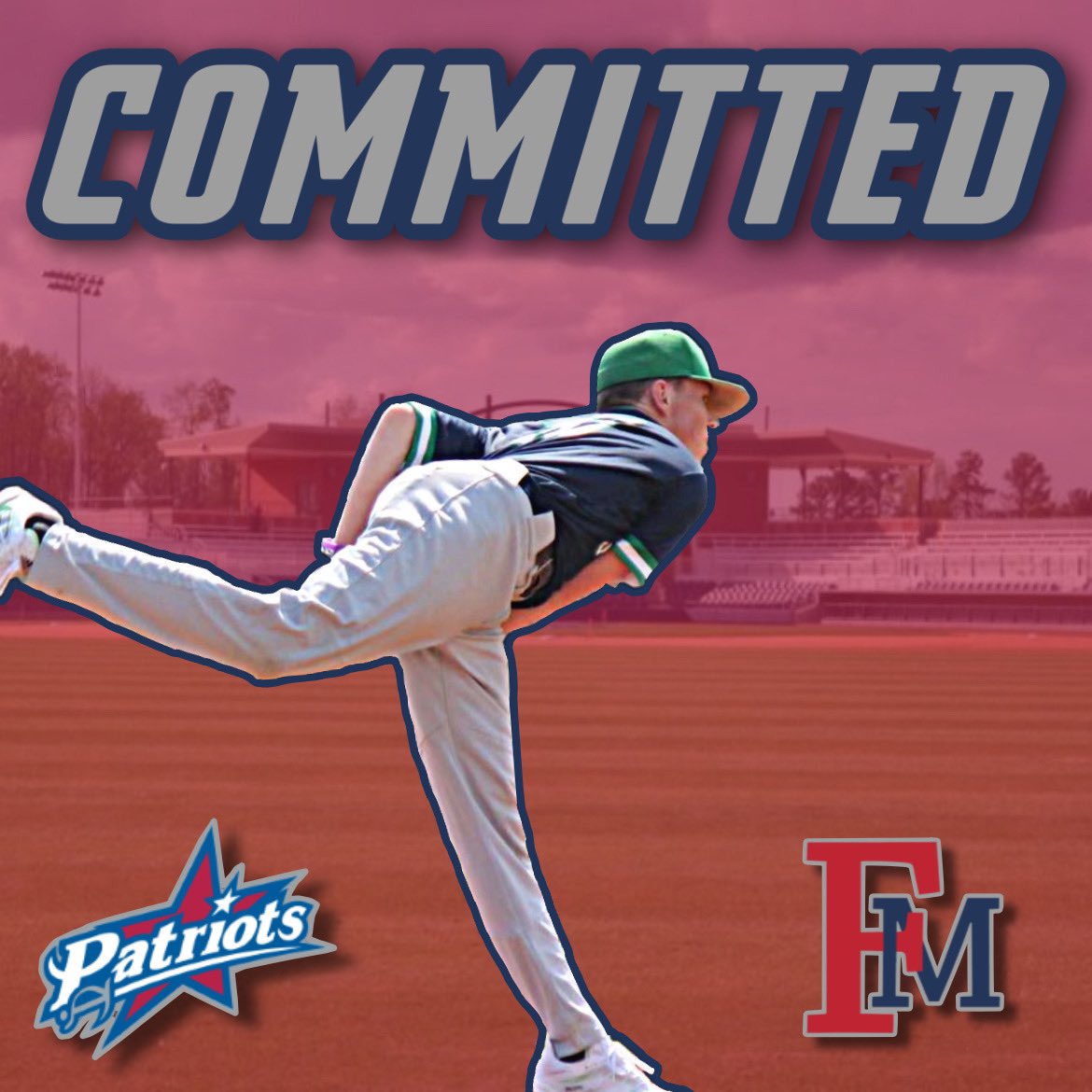 I am blessed to announce that I will continue my academic and athletic career <a href="/francismarionu/">Francis Marion University</a> . I am so thankful to God, my family, the coaches that have supported me, my teammates, and the Francis Marion baseball staff for giving me this opportunity! <a href="/fmupatsbaseball/">FMU Baseball</a>