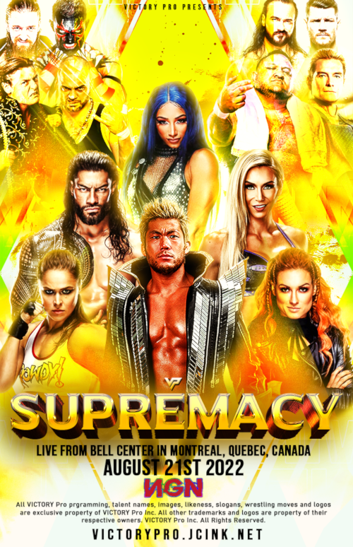 In five days...

#SUPREMACY.

We have a stacked night of fights for you this Sunday, so we thought we would take the time now to run down the card!