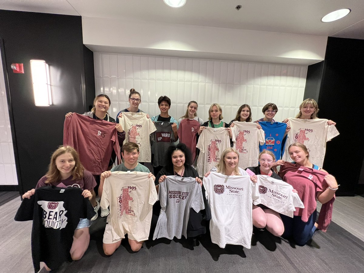 Missouri State University Family Programs (@bearsfamilies) on Twitter photo Thanks to everyone that donated t-shirts for the Ursa t-shirt swap! It was great fun and our new Bears love their new BearWear! <a href="/MSUursa/">MSU Ursa Experience</a> <a href="/DeeSiscoe/">Dee Siscoe</a> <a href="/MOStateCOB/">Missouri State College of Business</a> @MSUBearsMSoccer <a href="/MoStateBkstore/">Missouri State Bookstore</a> <a href="/MOStateTC/">Traditions Council</a> <a href="/MOStateOSE/">Student Engagement</a> <a href="/MoStatePA/">MSU Public Affairs</a> <a href="/MoStateRHA/">MoStateRHA</a> <a href="/MOStateSGA/">Missouri State SGA</a> <a href="/_MSUCampusRec/">Campus Recreation</a> Thanks to everyone that donated t-shirts for the Ursa t-shirt swap! It was great fun and our new Bears love their new BearWear! <a href="/MSUursa/">MSU Ursa Experience</a> <a href="/DeeSiscoe/">Dee Siscoe</a> <a href="/MOStateCOB/">Missouri State College of Business</a> @MSUBearsMSoccer <a href="/MoStateBkstore/">Missouri State Bookstore</a> <a href="/MOStateTC/">Traditions Council</a> <a href="/MOStateOSE/">Student Engagement</a> <a href="/MoStatePA/">MSU Public Affairs</a> <a href="/MoStateRHA/">MoStateRHA</a> <a href="/MOStateSGA/">Missouri State SGA</a> <a href="/_MSUCampusRec/">Campus Recreation</a>