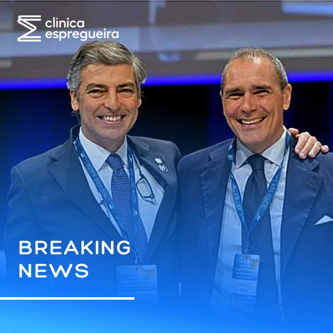 CEspregueira's tweet photo. Prof. Doutor João Espregueira Mendes, Diretor da Clínica Espregueira, com o Presidente do Grupo Isokinetics, Stefano Della Villa.

#isok22 https://t.co/Fo1NZIZzCc