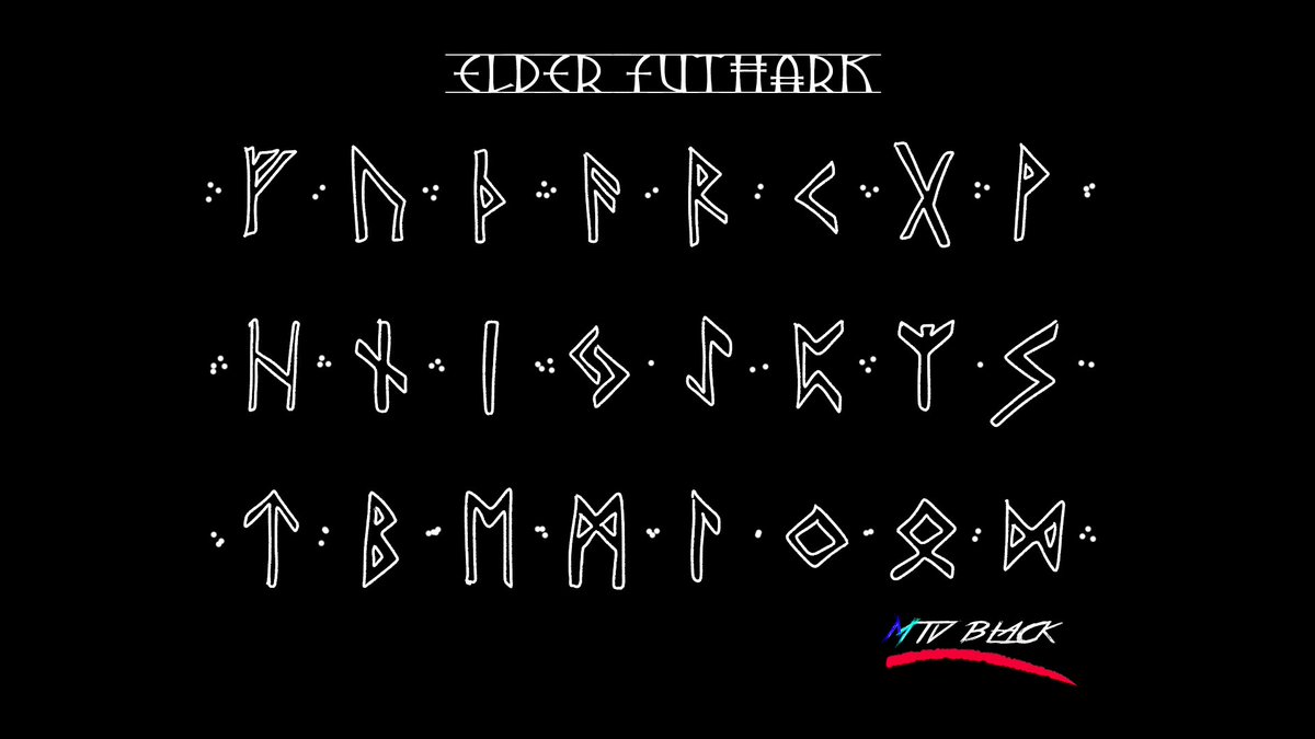 ghstfacedshilla's tweet photo. Multivac Black;

The first initiative.

Black will issue a limited set of runic based #NFT. Derived on the Elder Futhark, these ancient symbols each represent a unique, "magical" force in this plane of existence. 
Soon you will find out how we intend to invoke this power onchain. https://t.co/B6Q1sBgXWh