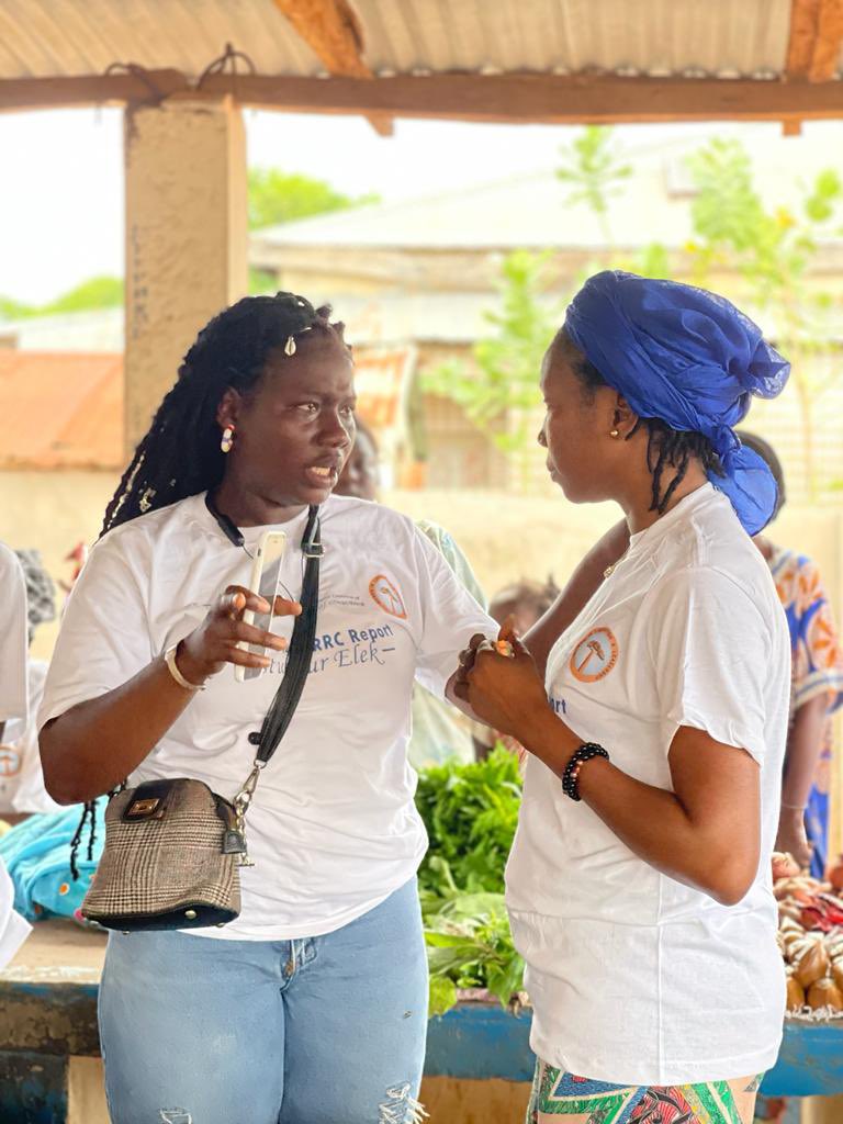 BrightStarsGm's tweet photo. Day 1 &amp; 2 photo dump! ☺️

Essau &amp; Farafenni conquered‼️

Sharing and popularizing the #TRRCFINDINGS &amp; #governmentwhitepaper .

We continue to create a greater awareness on Sexual Gender Based Violence.

@WomenInLiberat1 https://t.co/TwL3OFfjqe