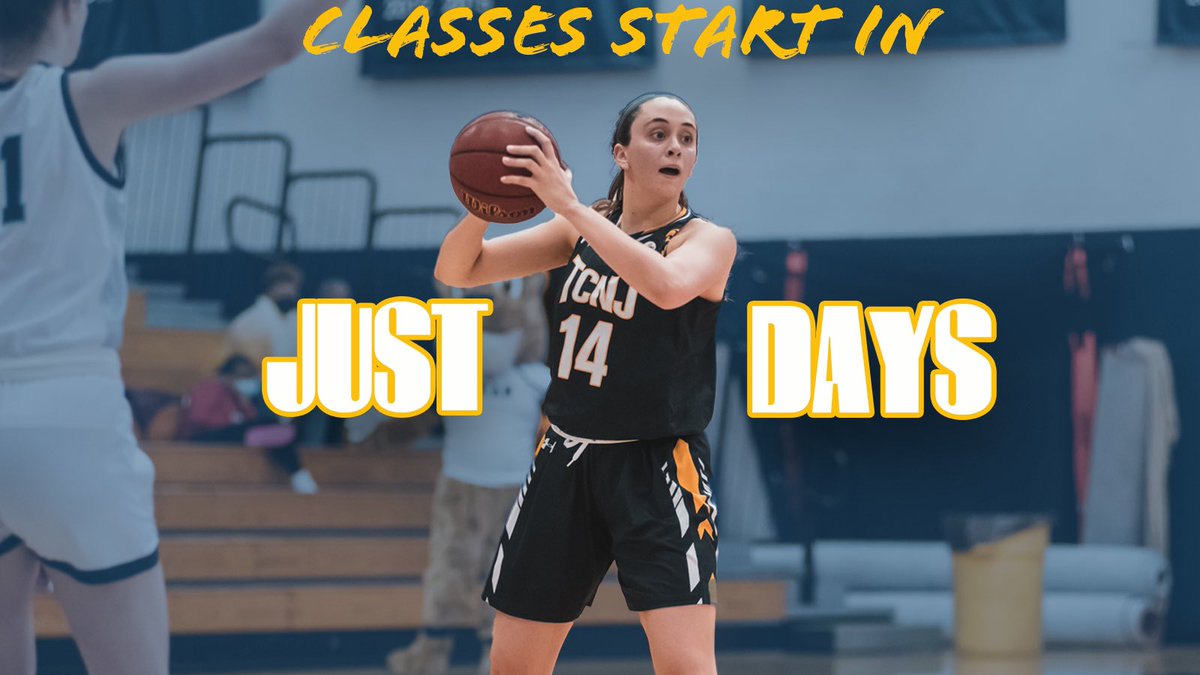 tcnjwb's tweet photo. Can you believe it?!? only 14 DAYS until our student athletes are back on campus!! #TCNJ #LionPride #LionHearted #D3Hoops https://t.co/Ts2HhF8sV4