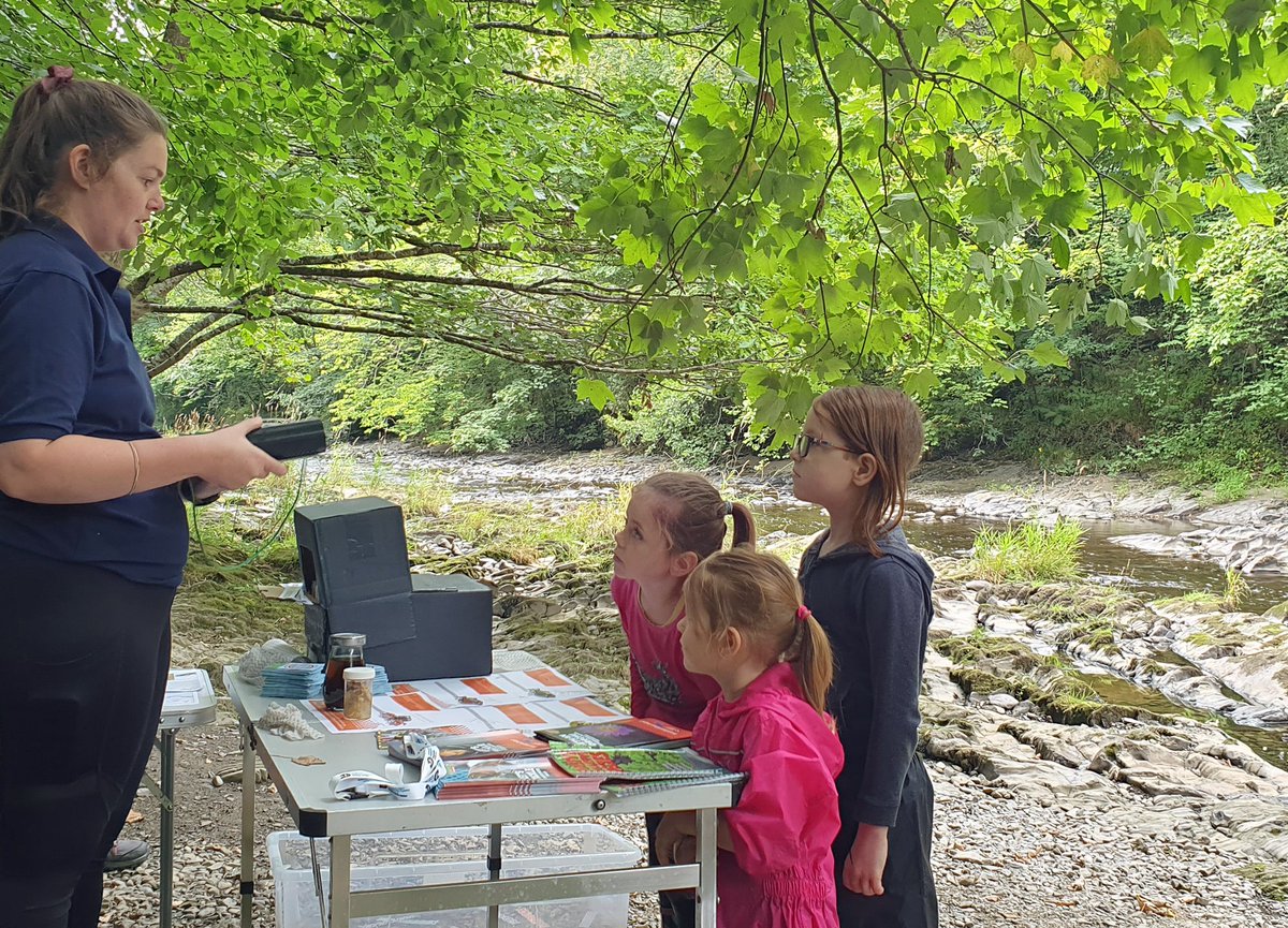 MontWildlife's tweet photo. Thank you to everyone who joined us in #DeriWoods this morning. We had a great time discovering the fantastic wildlife in the Banwy river, learning about the threats they face & what we can do to help.
#GreenConnectionsPowys #WaREN #EcosystemInvaders #LlanfairCaereinion https://t.co/bhm3ie6nM8