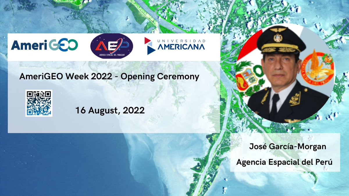AmeriGEO's tweet photo. En representación de los co-presidentes de @AmeriGEO estuvieron dando las palabras de bienvenida el General José García de @A_Espacial_Peru 🇵🇪 y Amir Masliyah del @StateDept 🇺🇸

#MigrationinFocus #eo4impact #eochat https://t.co/zU0UotwPb0