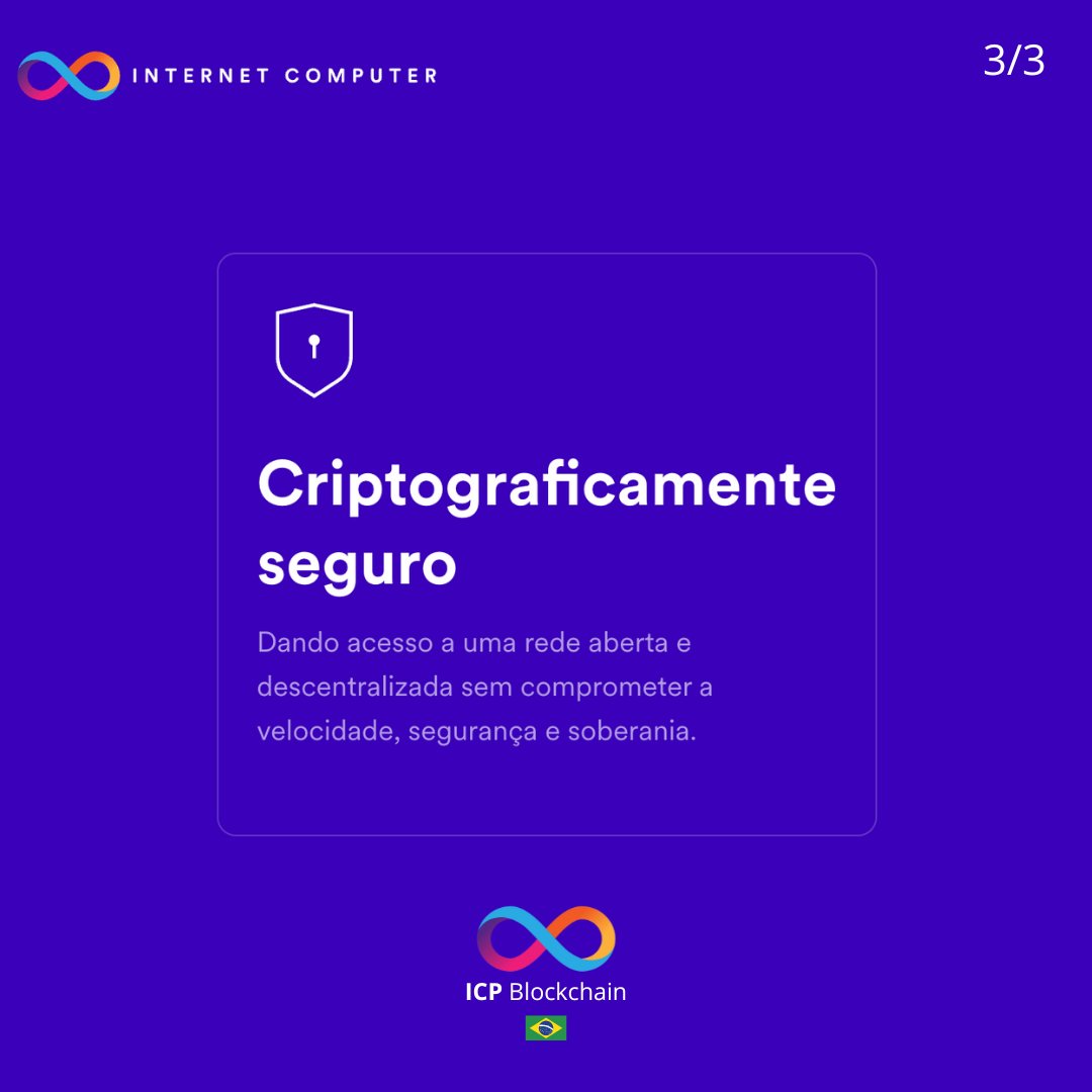 Icp_Blockchain's tweet photo. #web3 #web3d #ICP #web3crypto #web3brasil #inspiraçãodigital #criptomoedasbrasil🇧🇷 #noticiascripto #dfinity #blockchainbrasil #supernovahackathon #DFINITY https://t.co/xrRisf789M