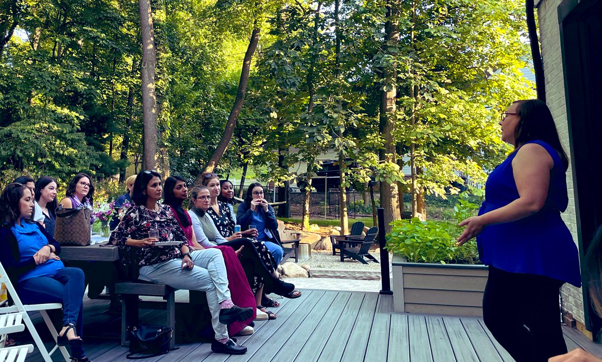 DrRiehl's tweet image. How fortunate our @UMichGIHep #WiG group was to have Dr. Charisse Loder speak on a topic everyone in healthcare should be thinking about: abortion rights, how it impacts learners &amp;amp; how nonOBGYNs can support this important pt issue. Powerful night of connection and education!