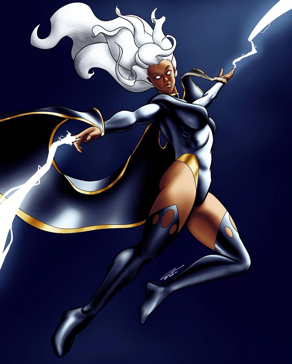TechnoArtist185's tweet photo. Storm fan art! #illustration #xmen #Marvel #fanart https://t.co/fKlV2aT6Xu
