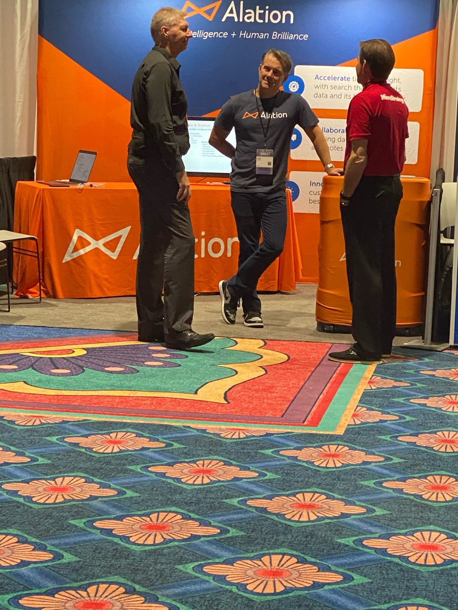Alation's tweet photo. Alation's having a magical time at the @DDAConference 🪄 ✨
Come #VisitAlation at booth 304 and learn about the magic of data for your org #DDAC #DDAC22 https://t.co/1QTXEPuQRv