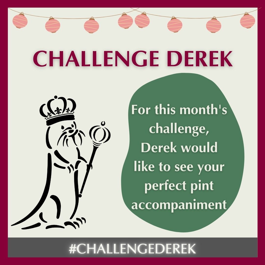 otterbrewery's tweet photo. This month, Derek wants to see your perfect pint accompaniments. Whether this is your favourite snack, your ultimate pub lunch or something more imaginative...!
Use the hashtag #challengederek for your chance to be featured on our page! 📸 https://t.co/PoCl3cp8P4