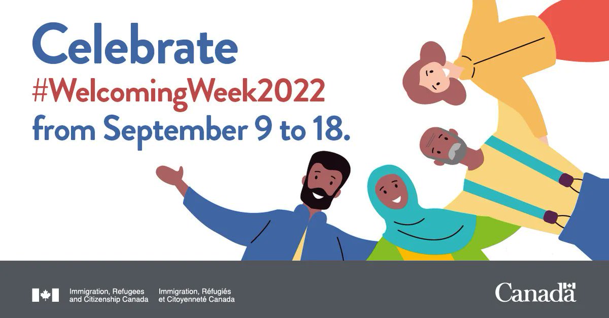 cfc_fcc_'s tweet photo. Next month we will be celebrating #WelcomingWeek2022. No matter who we are or where we come from - Canada is a place where everyone is welcome. Join the celebration and learn more about how you can participate in welcoming week here: https://t.co/LPD888en3M @CitImmCanada https://t.co/RDcktDzoXl