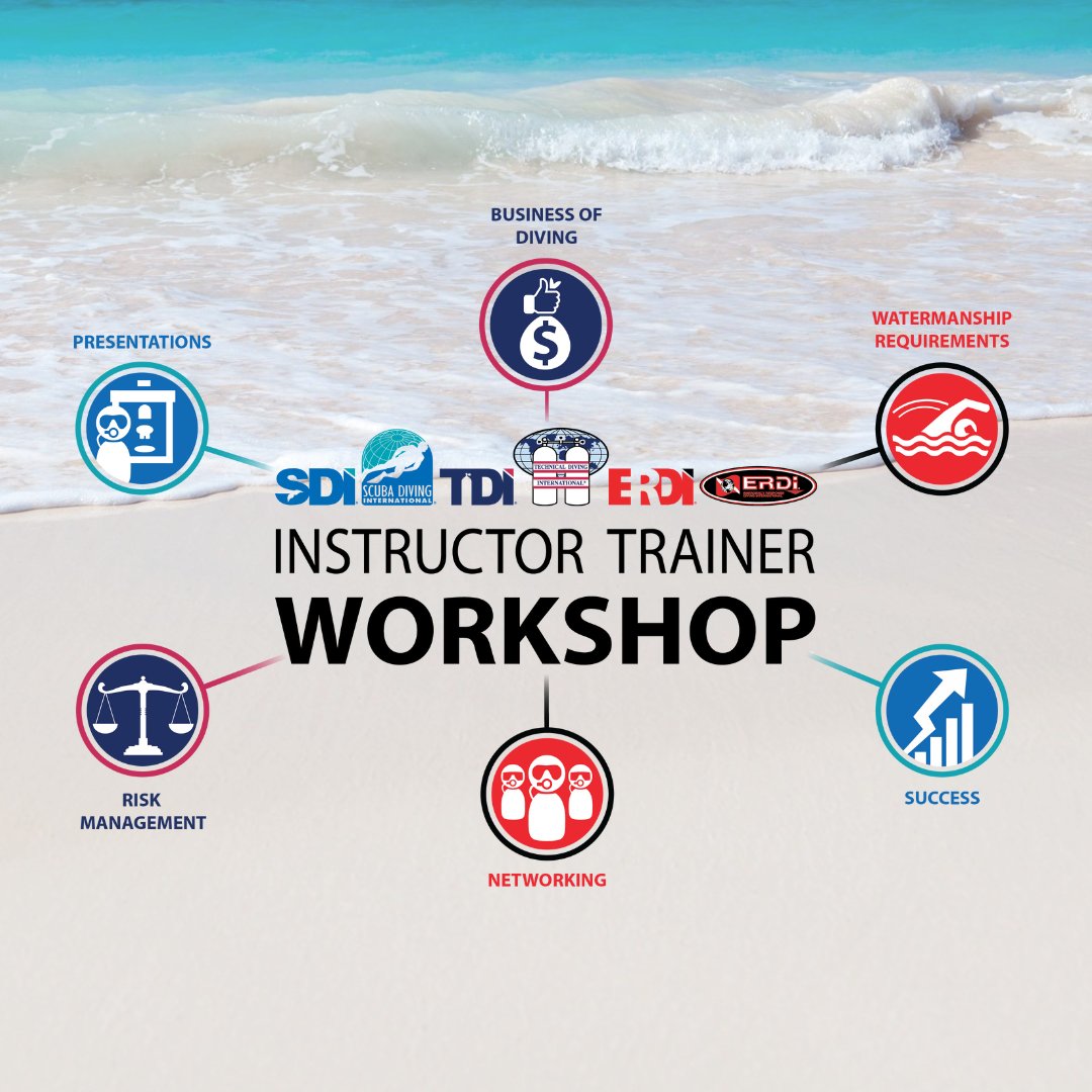 SDIdivers's tweet photo. 👉️Check out upcoming dates and locations + Sign up today to reserve your seat in the next Instructor Trainer Workshop! https://t.co/bPoNA3Cjya
⁠
#diveSDI #SDITDI #SDIProfessional #ScubaProfessional #DiveProfessional #DivePro #ScubaInstructor #Divemaster https://t.co/Dzyh8TGTif