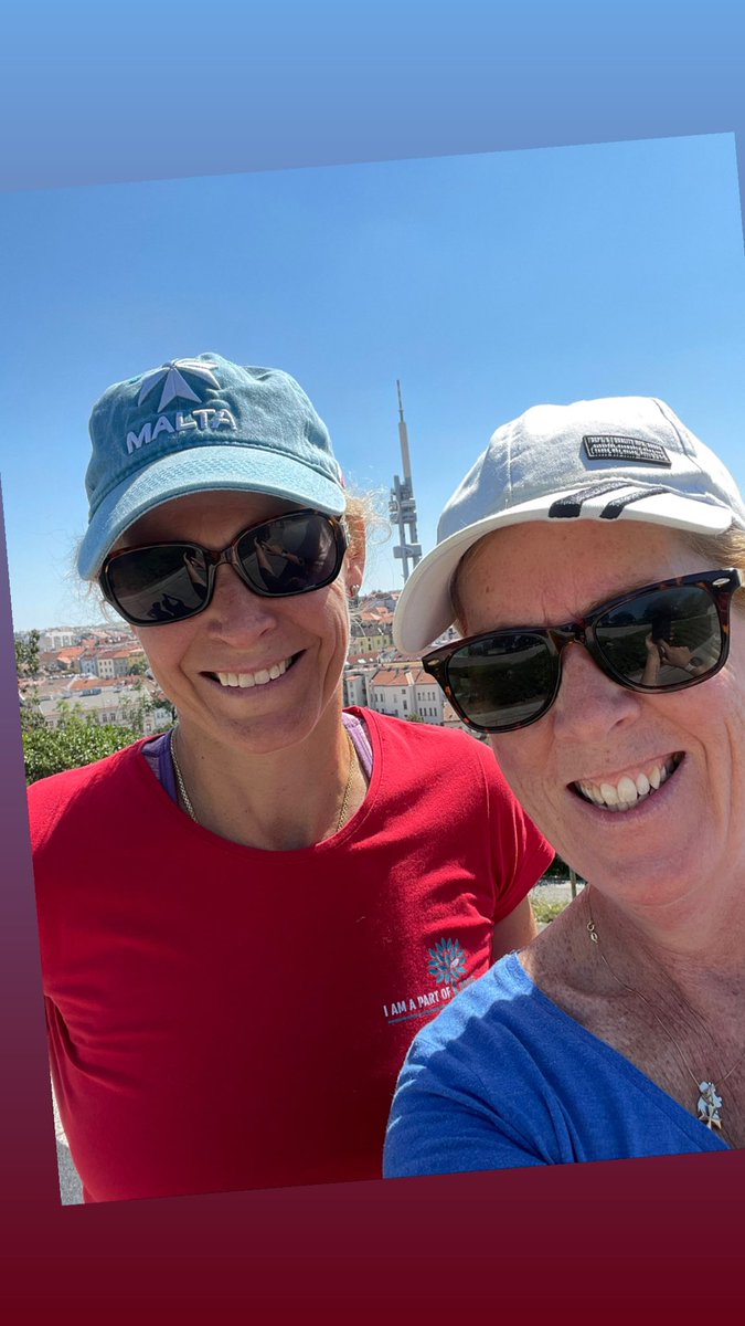 OdohertyOrla's tweet photo. What a glorious day in Prague. One week until World Masters Squash Champs. Iβll be blogging daily for @SquashMadDotCom so watch this space! #recoverytraining #roadtopoland #mastersathletes #squashmasters #overfifty https://t.co/nsE7YH3i0Y
