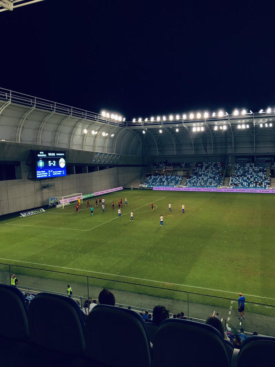 BenBocsak's tweet photo. 📍Nándor Hidegkúti Stadion. 

I was invited to watch MTK Budapest recently and was fortunate enough to meet, Krisztián Németh. 

His poster used to be on my wall growing up, and it was because of him I started to follow #LFC. 

Brilliant to see him still dazzling defenders. https://t.co/0k1IhyjPP4