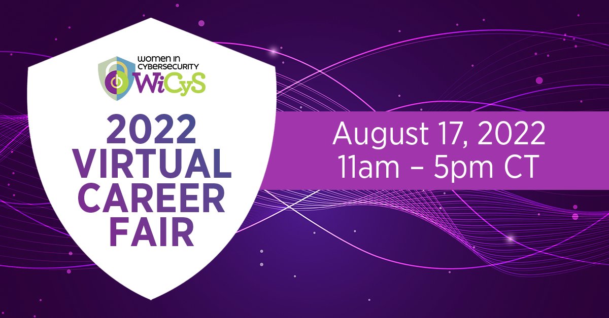 The WiCyS Virtual Career Fair begins tomorrow! Don't forget to get those resumes updated BEFORE you tune-in. This will save you time and give you an opportunity to focus on meeting these strategic partners looking to fill jobs ASAP! #womenincybersecurity wicys.org/events/virtual…