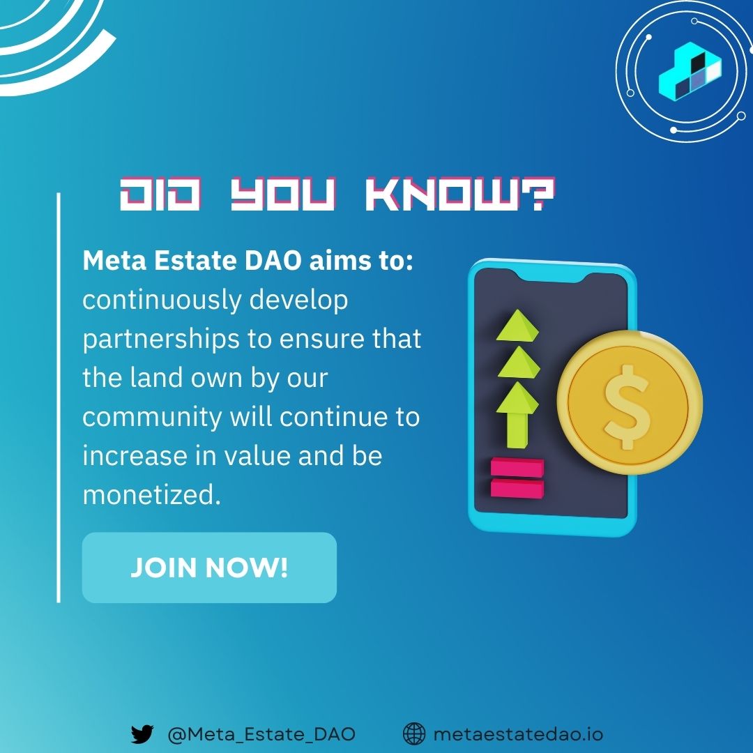 Meta Estate DAO tweet media