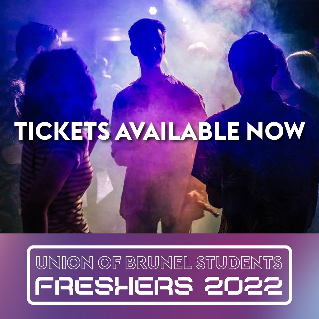 brunelstudents's tweet photo. Heat up the dance floor this Freshers!🕺. Tickets available now. Link in the bio.
#brunelfreshers #brunelstudents #partybrunel #freshers2022 https://t.co/NunYqOpOpY