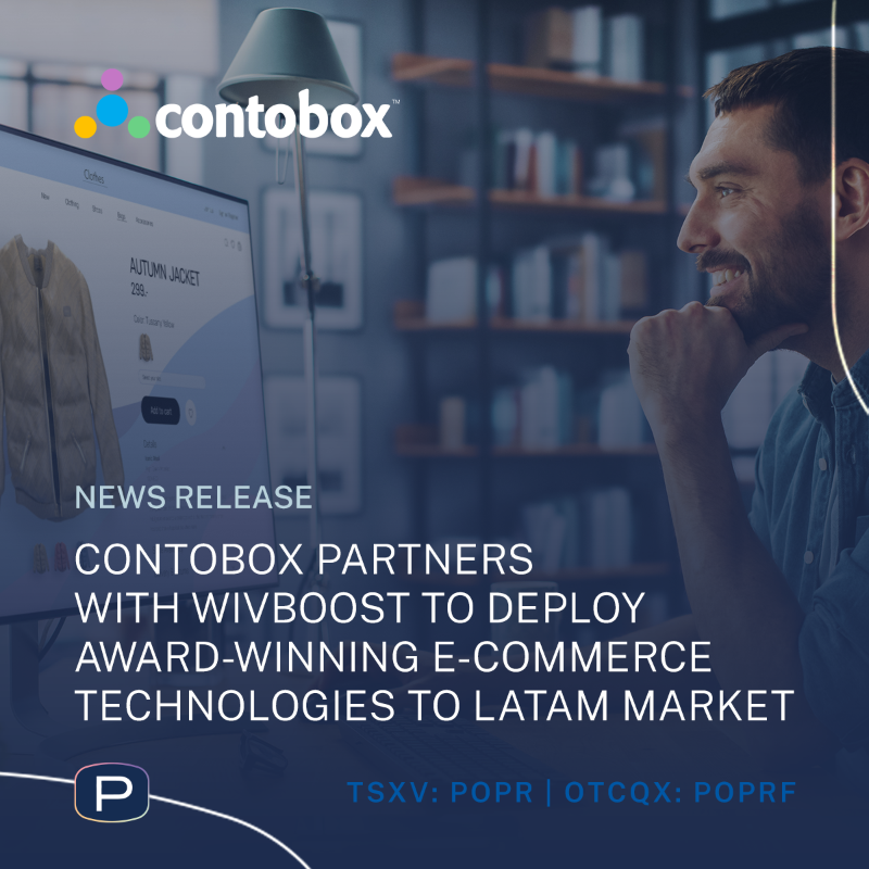 ionikgroup's tweet photo. 🏆@Contobox's award winning solutions are ready to be deployed into one of the fastest growing mobile #ecommerce markets in the world!

🌎 See how our latest partnership with @wivboost will help the company penetrate the LATAM market with powerful e-commerce #technologies.

$POPR