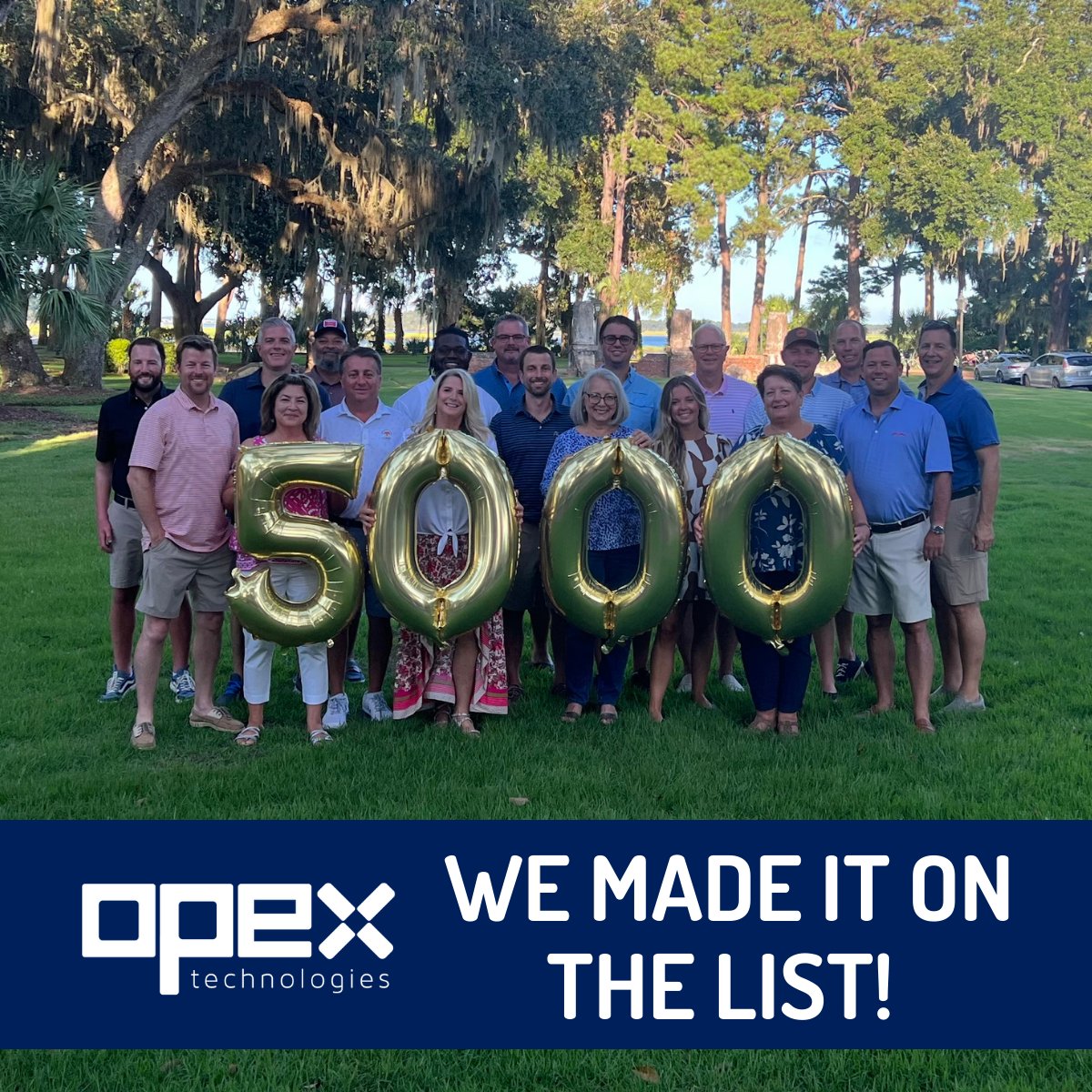 Opex Technologies is proud to be recognized on Inc. 5000's Annual List of America's Fastest-Growing Private Companies. We are honored to be listed on such a prestigious ranking for the 4th time. Thank you to all of our team members and our clients for their ongoing support!