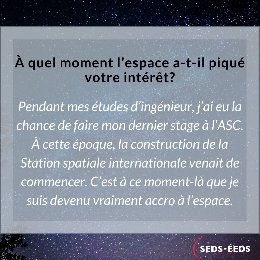 sedscanada's tweet photo. Aujourd'hui, nous présentons notre expert de @asc_csa Philippe Vincent, qui rend possible notre concours CAN-SBX pour lancer les charges utiles de nos groupes d’étudiants sur des ballons stratosphériques! #cndspace https://t.co/iIzlt1KpKh