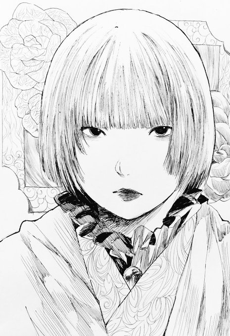 細目ちゃんはあんまり描いてこなかったが、強いて同じ系統を挙げるとりささんの似顔絵かしらね
この人は描いても描いても飽きないので楽しい 