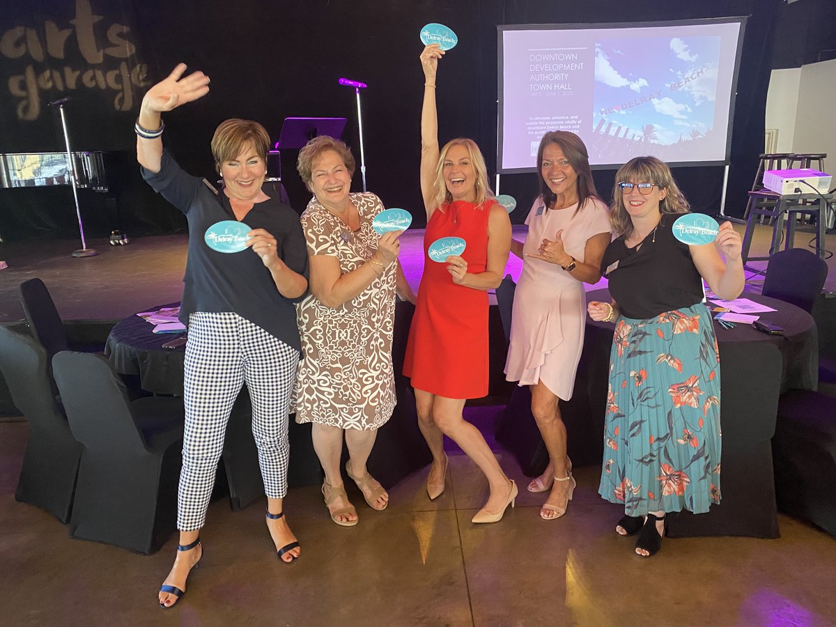 We are a small, but mighty team! Our mission at the <a href="/DelrayDDA/">Delray Beach Downtown Development Authority</a> is to support and promote Downtown #DelrayBeach and you won't find a more passionate group who truly love our #VillageByTheSea. 

Stop by the DDA office, say hi and pick up your FREE #ILoveDowntownDelray sticker.