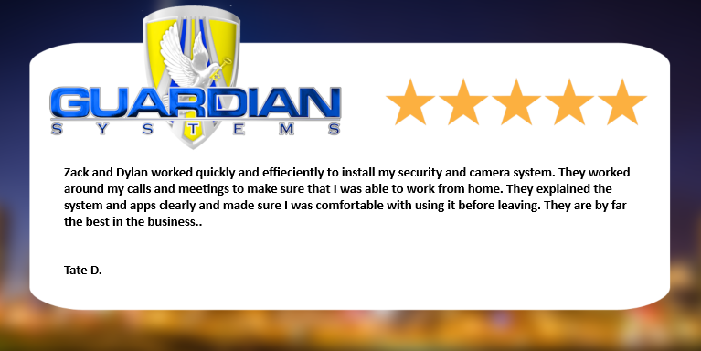 GuardianSysTN's tweet photo. #Testimonial Tuesday

Another 5 Star Review - See what others are saying about their Guardian Systems Experience. #exceedingexpectations #customerservice #aboveandbeyond https://t.co/gpvJHHXtkj
