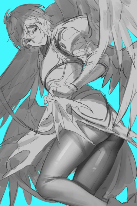 腰布持ち上げる災厄ちゃんの絵たち…私こういうのが好き…だそうです… 