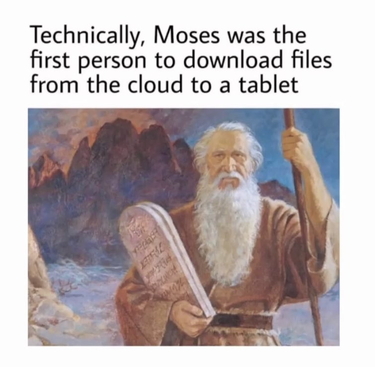 😂😂 Exactly! #moses