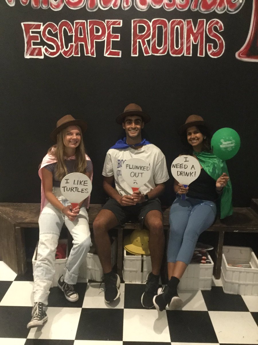 MPEscape's tweet photo. This team of superheroes defeated Blackout and saved the day! #missionpossbleescaperooms2 #heroes #tuesday https://t.co/ykyromFDuO
